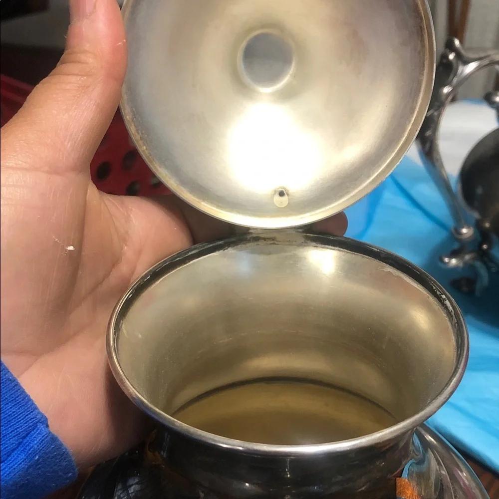 Classic Silver-Tone Tea/Coffee Pot - Elegant Metal Serving Pitcher